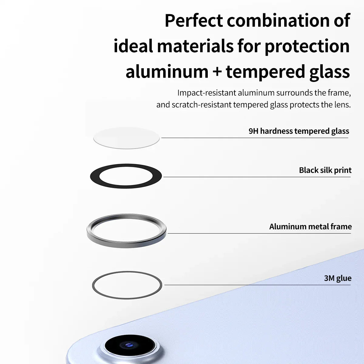 Araree Core Camera Metal Ring For iPad Air M2 11-In & 13-In - Clear - Tashqila Araree Core Camera Metal Ring For iPad Air M2 11-In & 13-In - Clear - Tashqila